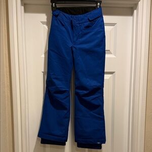 Roxy Girls Bright Blue Snowboard/Ski Pants Size 8 - Worn 2x! Chic & Functional